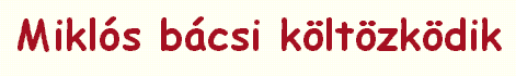 Mikl�s b�csi k�lt�zk�dik