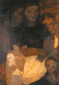 Modok M�ria: Csal�d (1937 k�r�l)