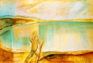 Egry J�zsef: Szent Krist�f a Balatonn�l (1927)