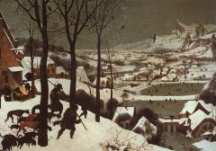 Pieter Brueghel: Vad�szok a h�ban - 1565 (Nagy�that� k�p)