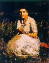 Feh�r ruh�s n� - Annuska (Nagy�that� k�p)