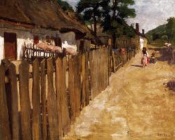 F�nyes Adolf: Naps�t�tte utca - 1904 (Nagy�that� k�p)